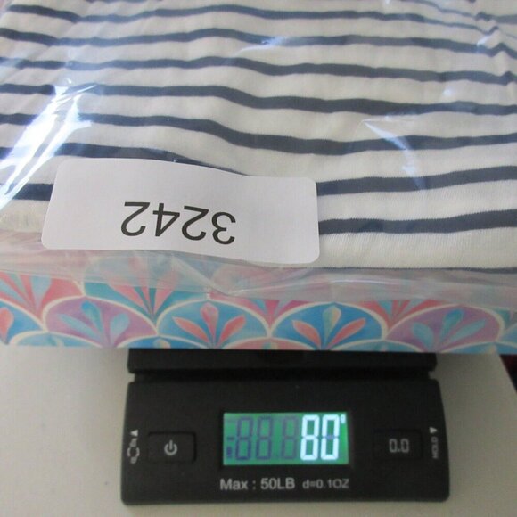 Club Monaco Stripe T-Shirt Women XS Black White Short Sleeve Cotton Blend 80 - Picture 7 of 7